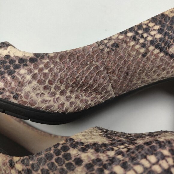 Rockport Women's Total Motion Pump Block Heel in Python Snakeskin Leather - Picture 10 of 15
